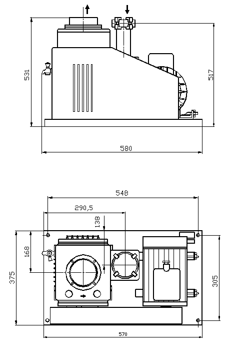 Vývěva RV 40/21-KF